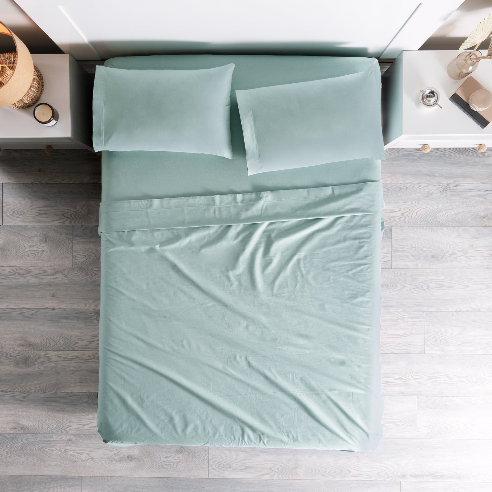 Sábanas Cabos Menta KS