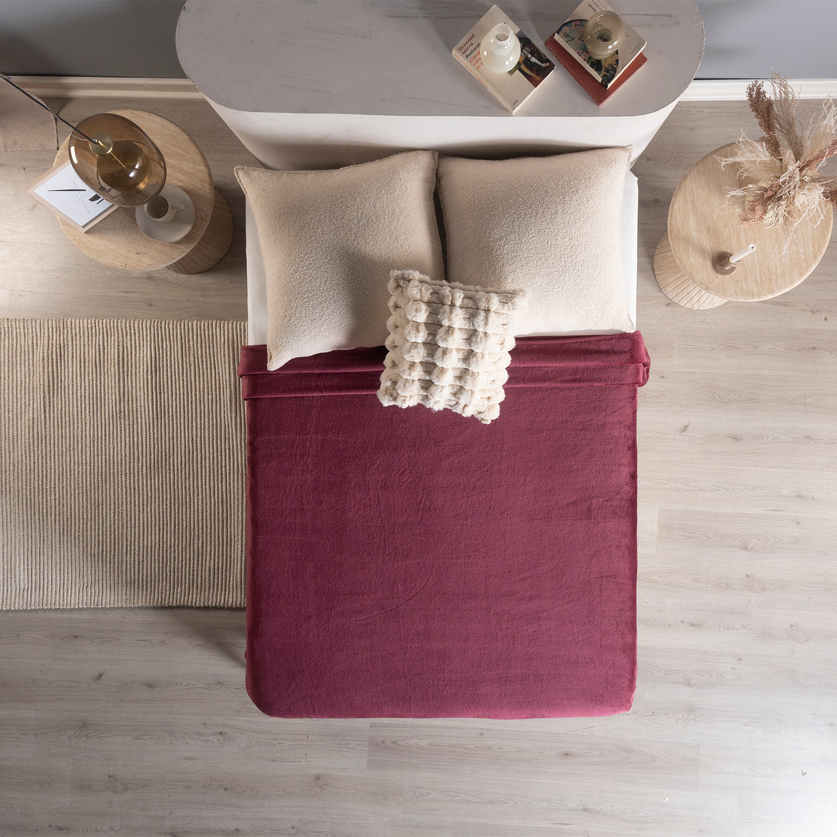 Cobertor Ligero Tinto