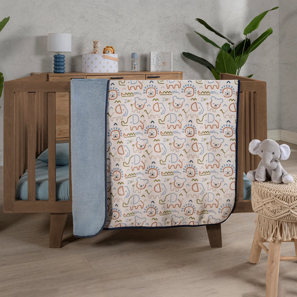 Baby Siberia Mini Zoo Blanket