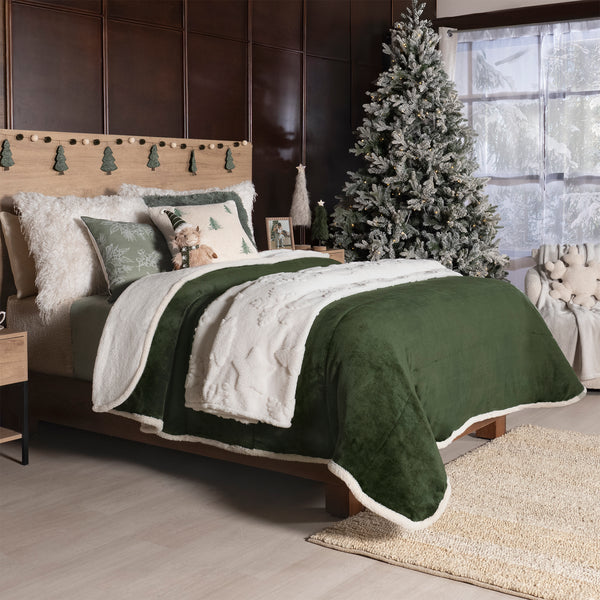 Forest Winter Blanket KS/QS XL