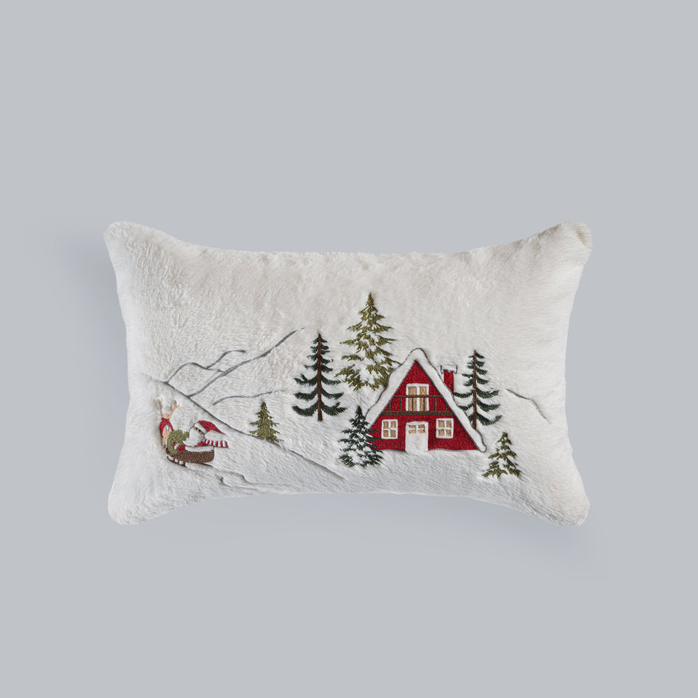 Christmas Village Cushion Cover RECTANGULAR