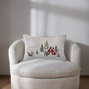 Christmas Village Cushion Cover RECTANGULAR