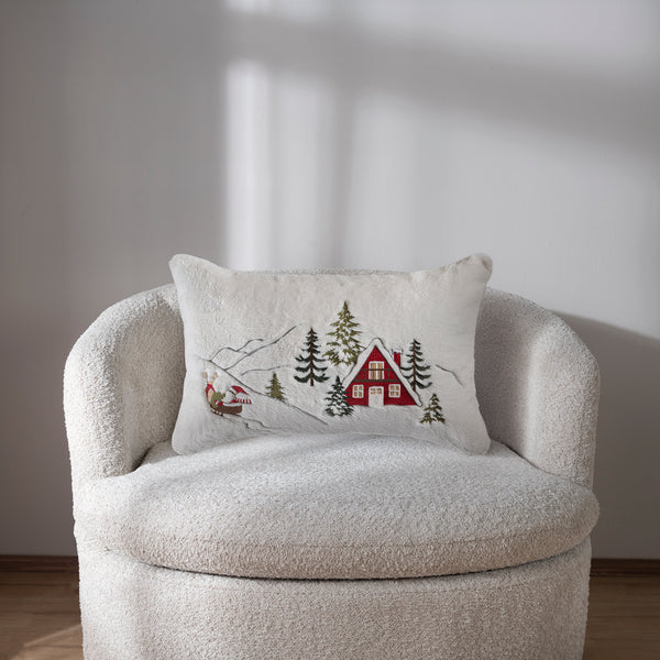 Christmas Village Cushion Cover RECTANGULAR