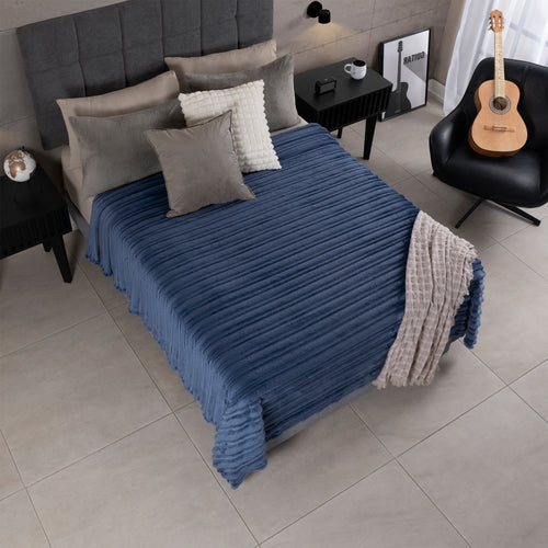 Nordic Cobalt Blanket BLANKET