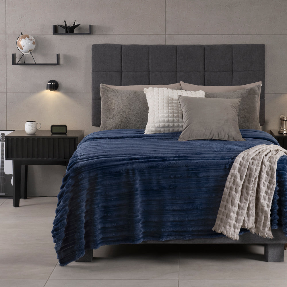Nordic Cobalt Blanket BLANKET
