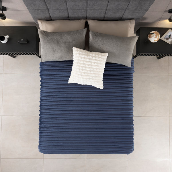 Nordic Cobalt Blanket BLANKET
