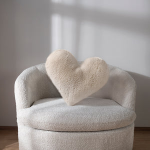 Everest Heart Ivory Cushion UNIT