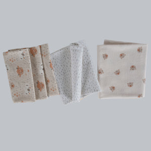 Flannel Sheets With Teddy Bears UNI