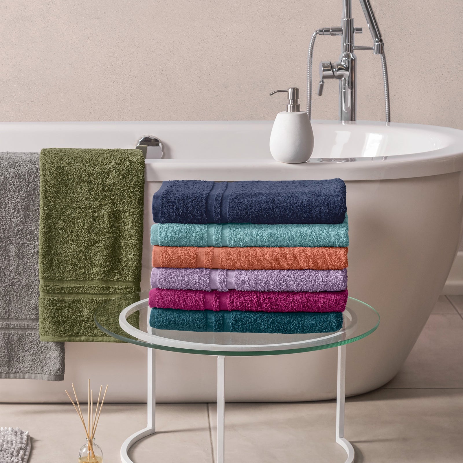 Toalla Caribe Deep Rose BAÑO