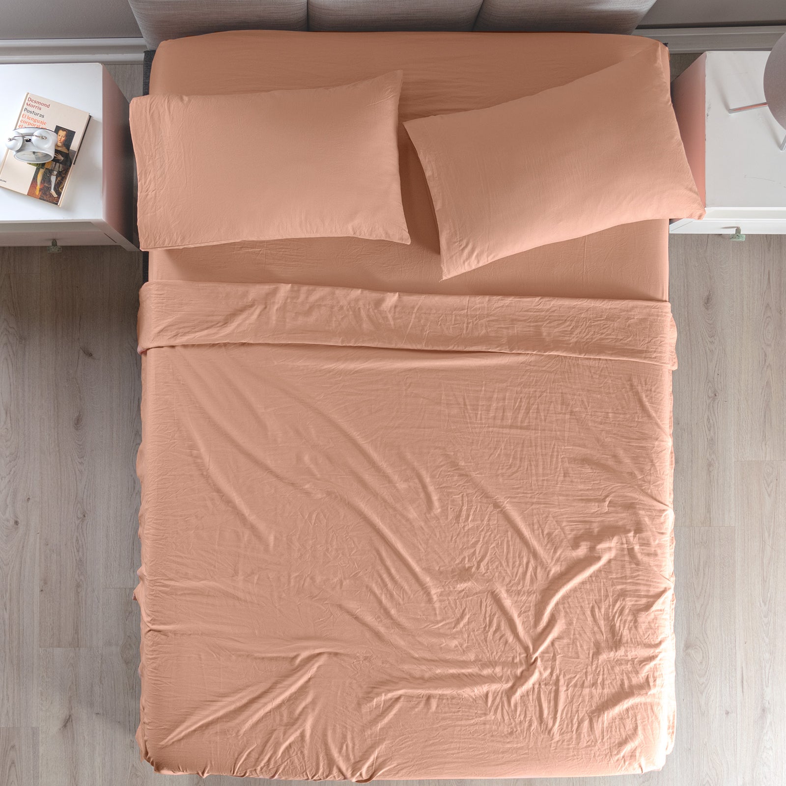 Sábanas Viasoft Washed Rose KS