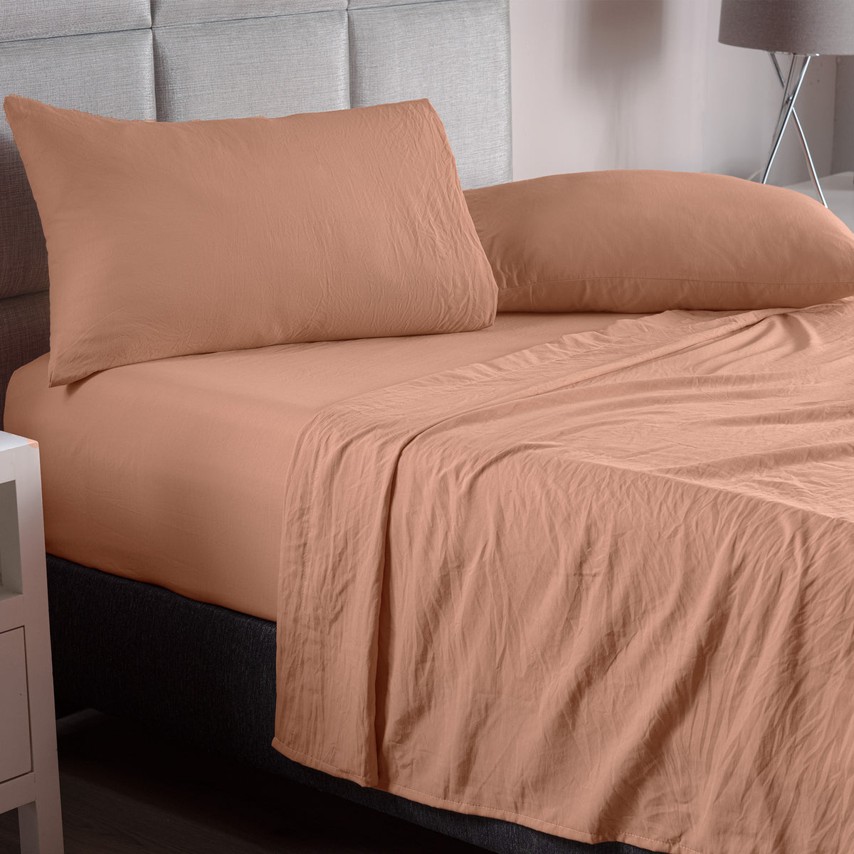 Sábanas Viasoft Washed Rose KS
