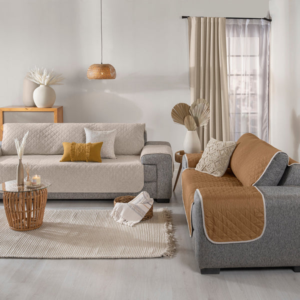Protector De Sala Beige LOVESEAT