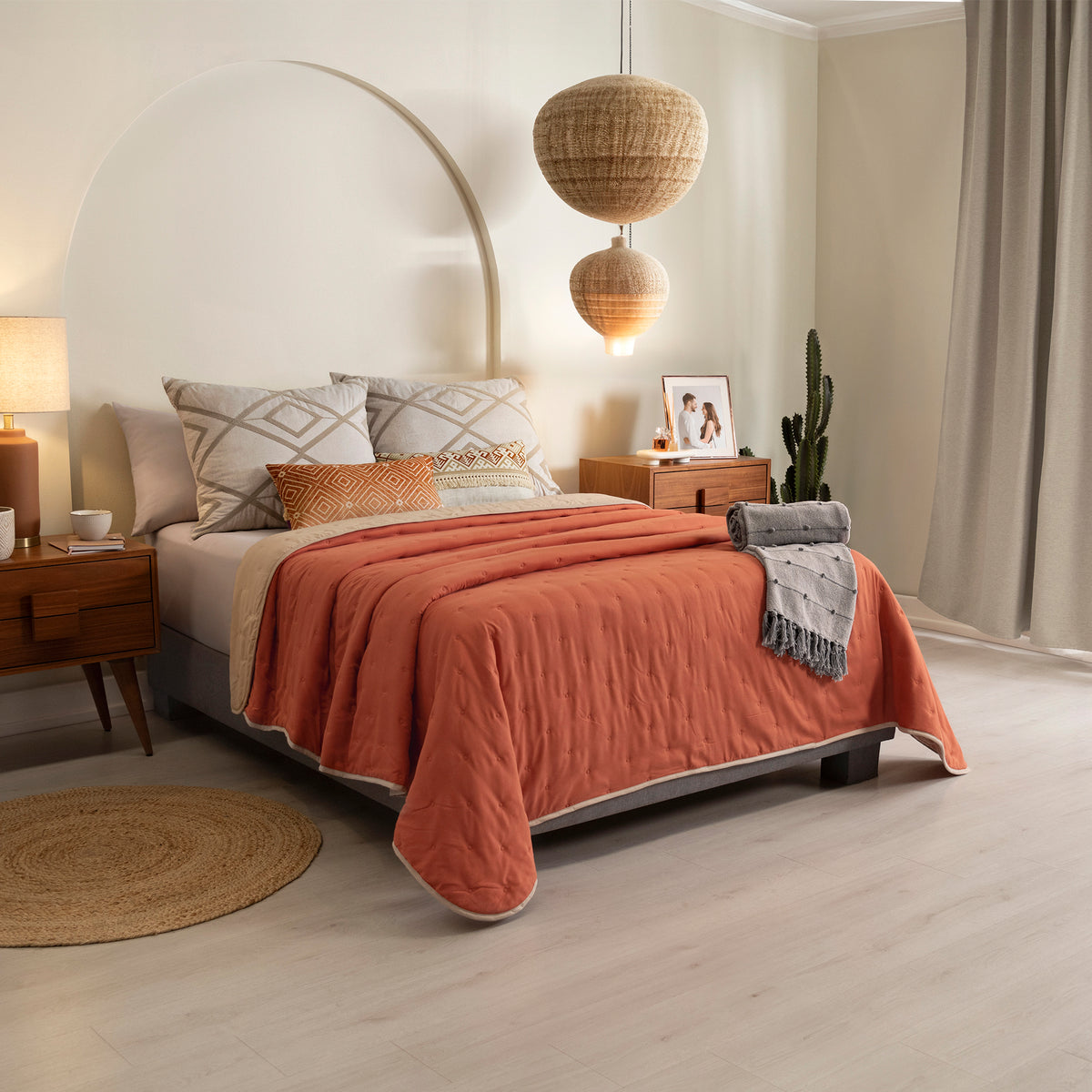 Edredón Novo Terracota KS