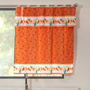 Cortinas De Cocina Flor De Durazno