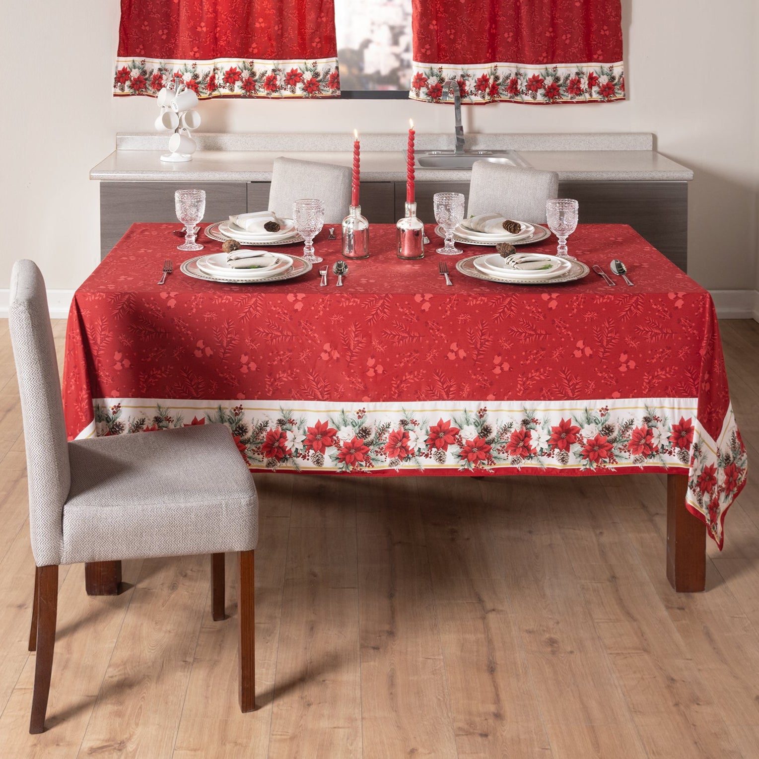 Mantel Noche Buena RECTANGULAR