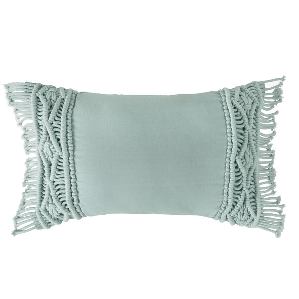 Funda De Cojín Macrame Aqua RECTANGULAR