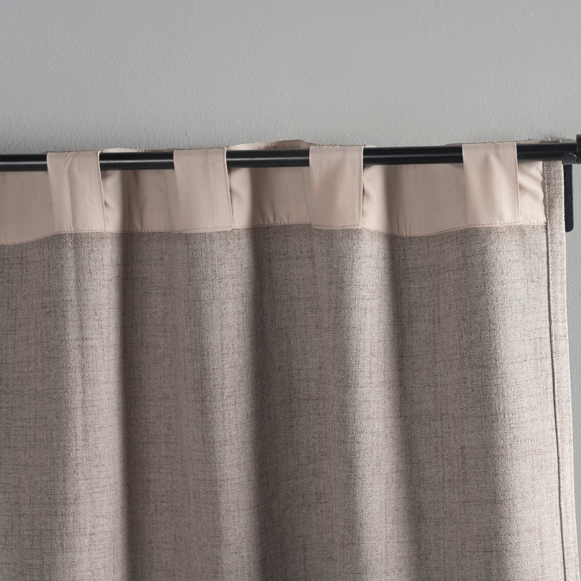 Cortinas Ravenna Blackout Latte LARGA