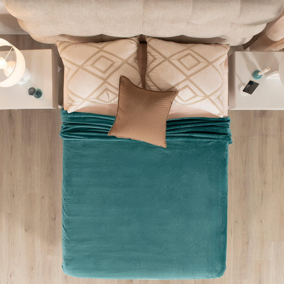 Cobertor Ligero Turquesa QUEEN SIZE/MATRIMONIAL XL