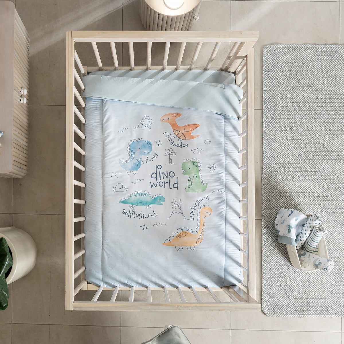 Juego De Edredón Baby T-rex