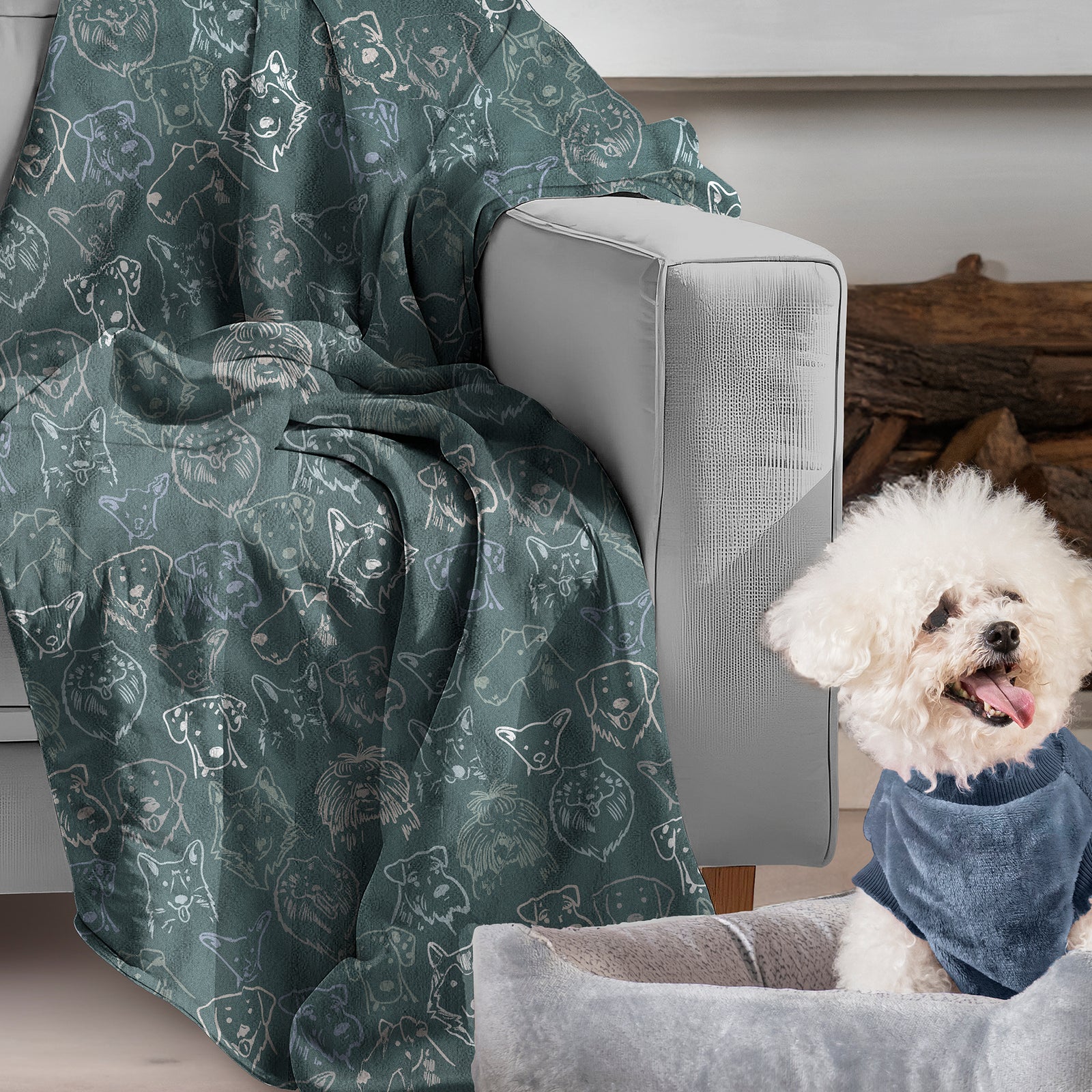 Accesorio De Mascota Cobertor Mascota Dogs FRAZADA