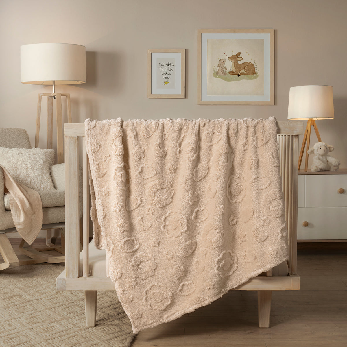 Cobertor Baby Nórdico Ovejitas