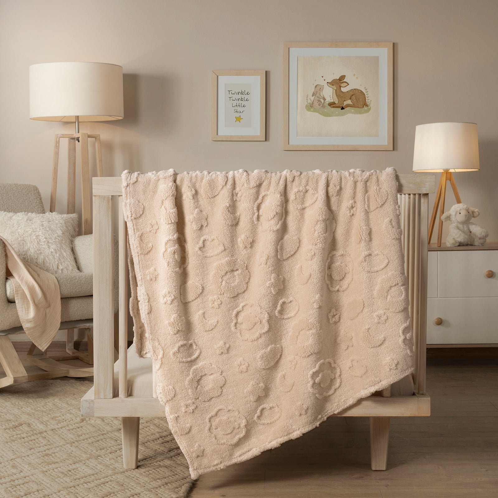 Cobertor Baby Nórdico Ovejitas