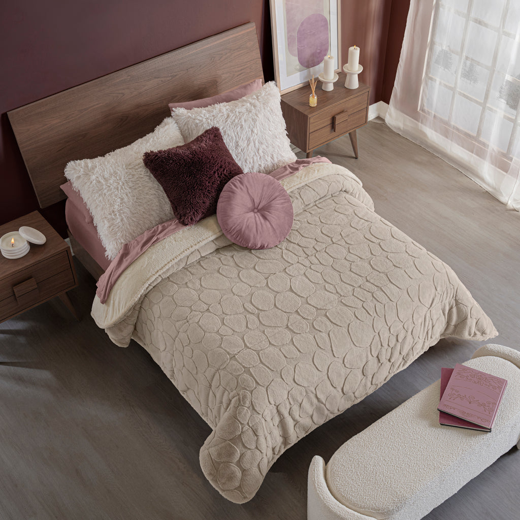Vianney Everest Hazelnut Blanket - Vianney USA