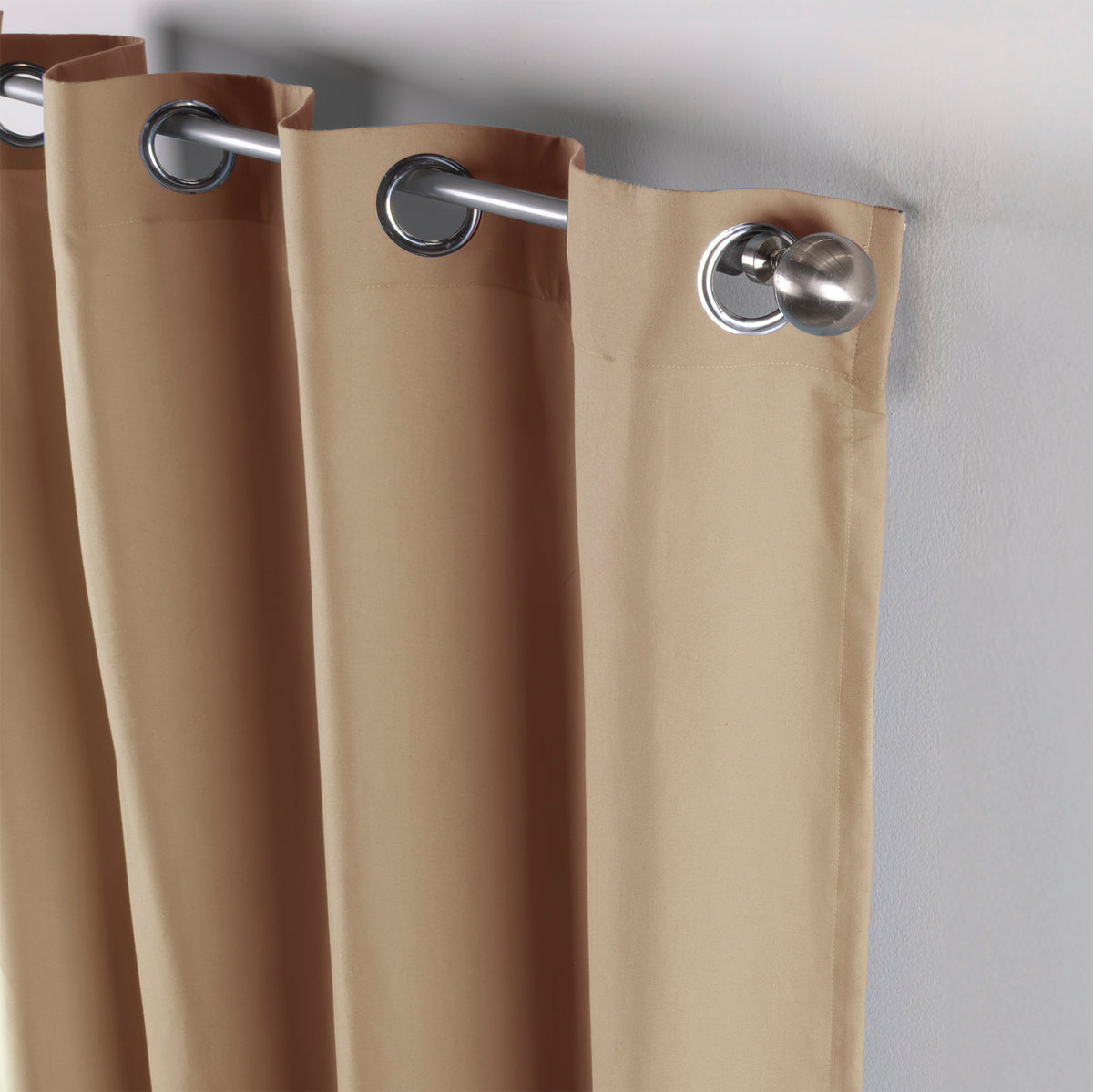 Cortinas Viasoft Kaki LARGA