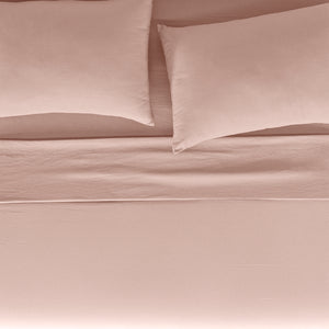 Sábanas Viasoft Washed Rosa IND