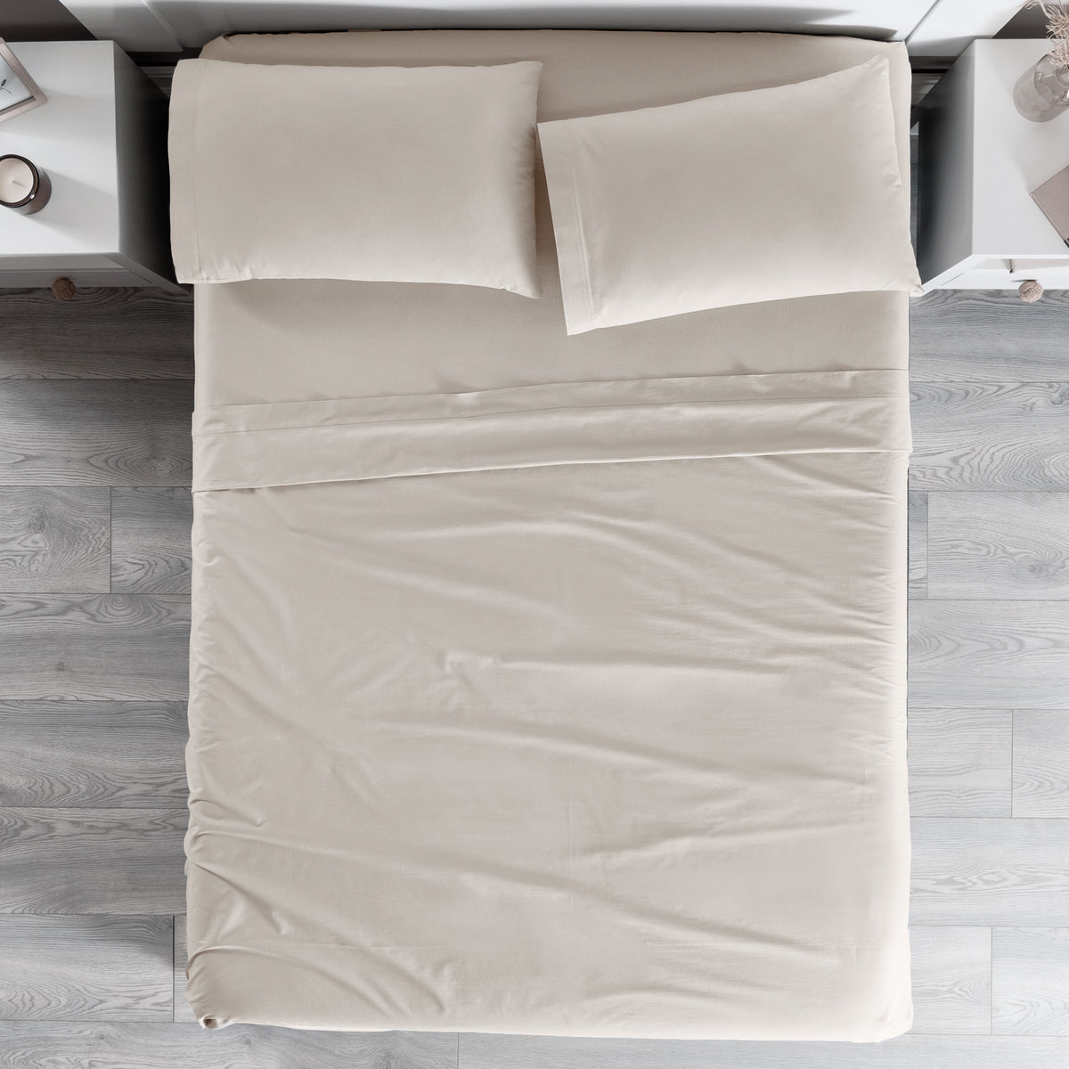 Sábanas Cabos Greige KS