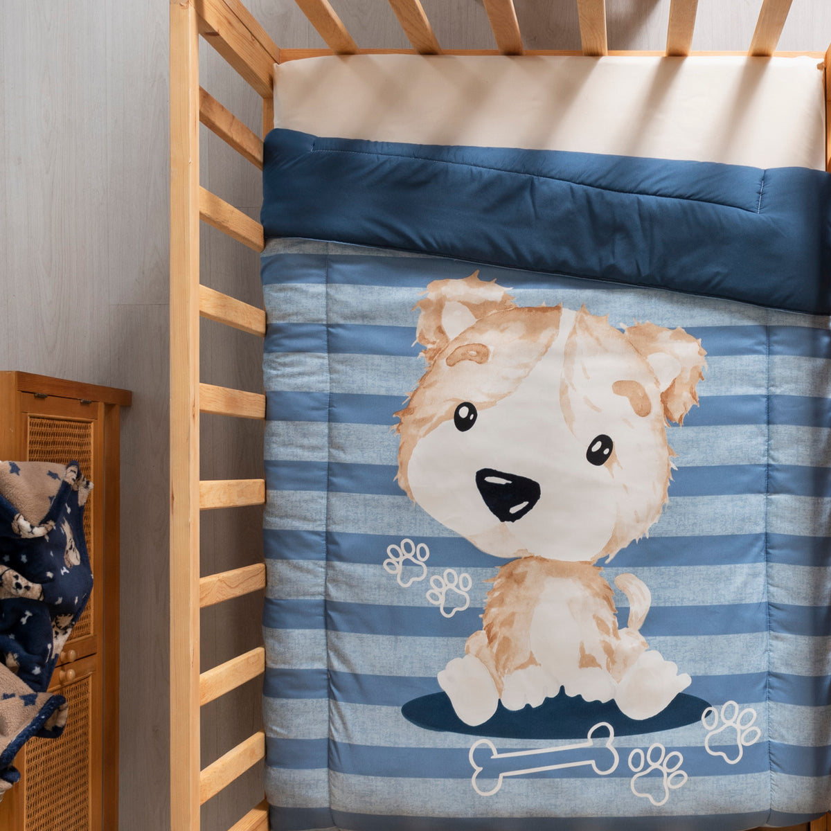 Baby Puppy Comforter Set